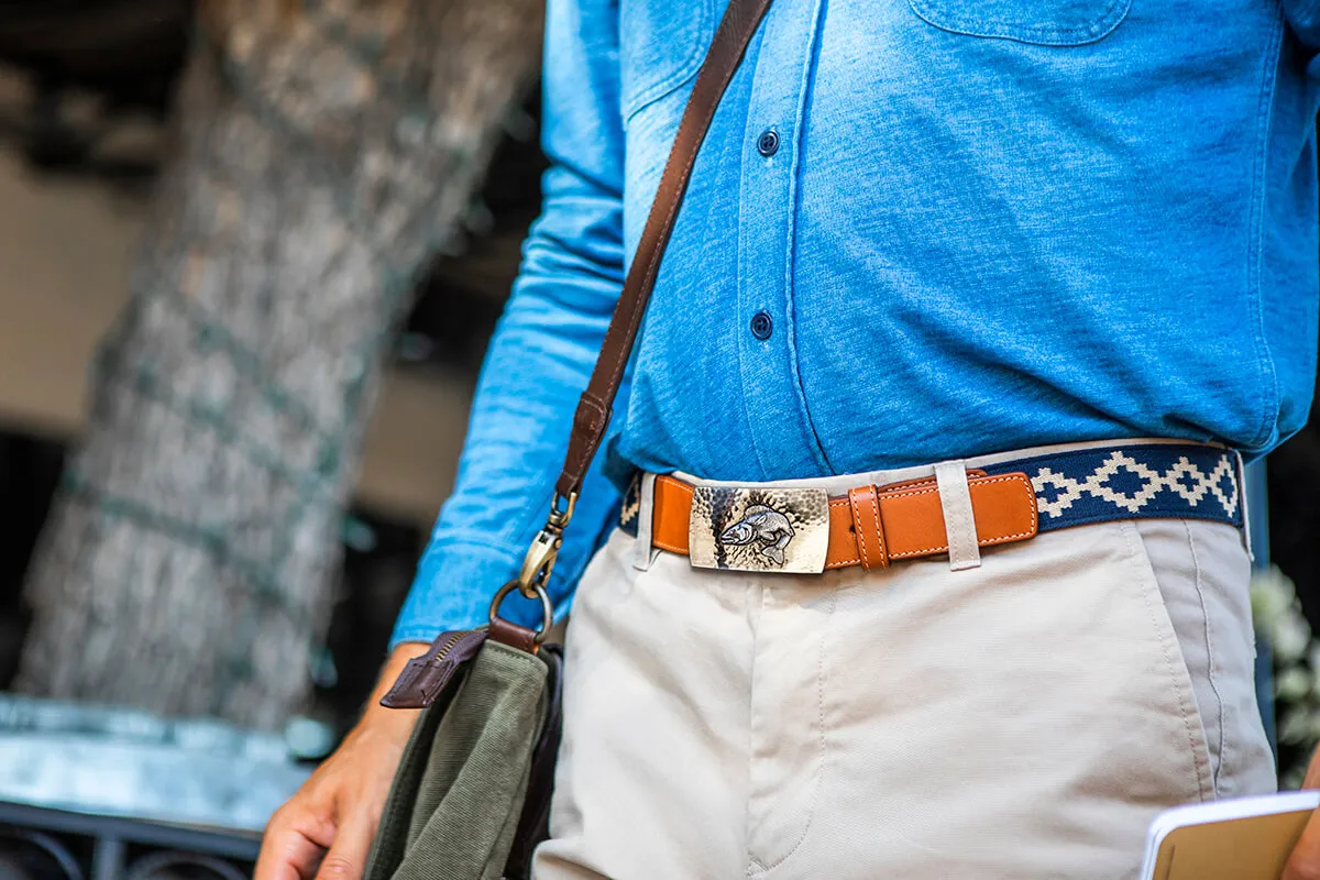 Corbina Woven Belt - Changeable Buckle