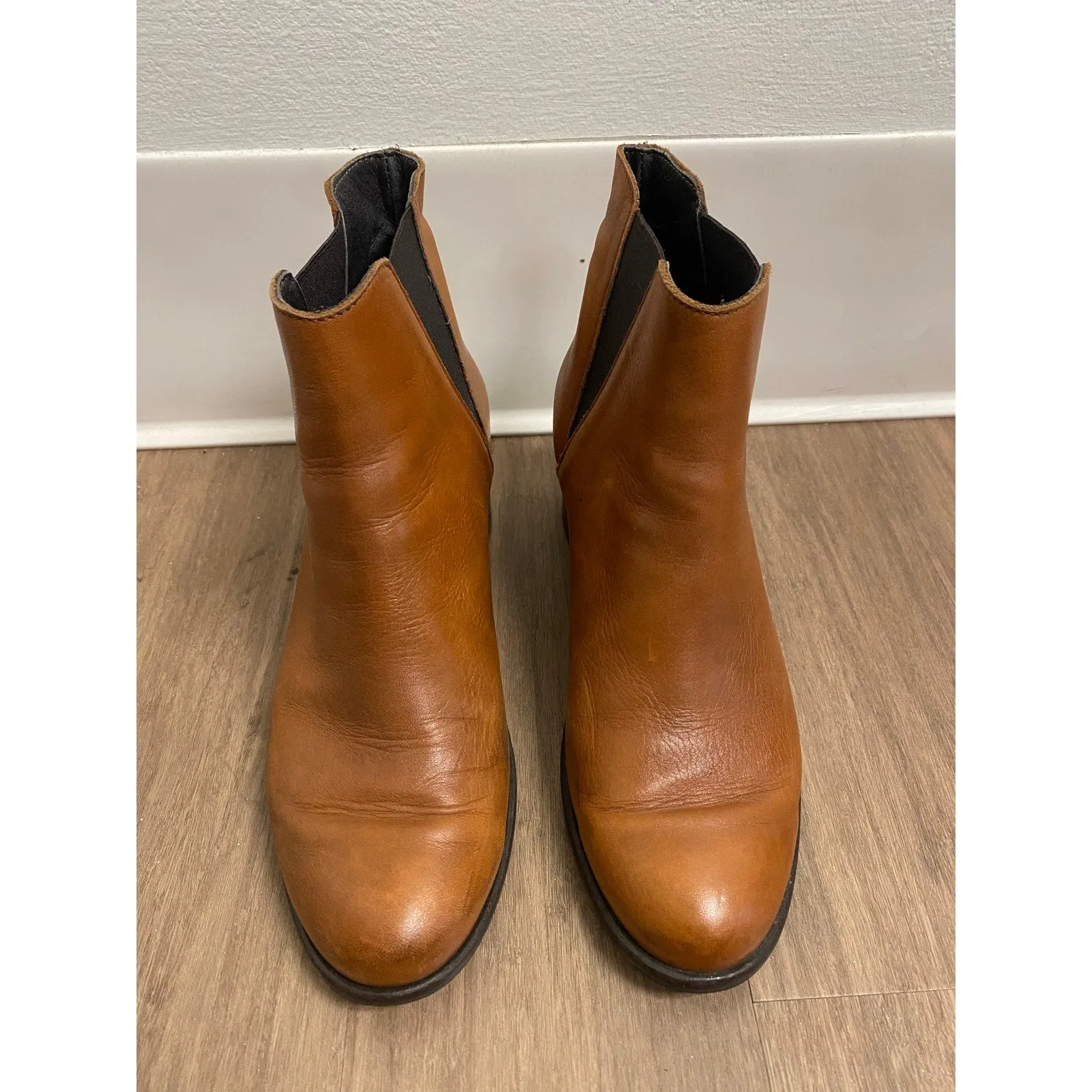 Cordani Brown Leather Booties size 38 (European) 8 (US)