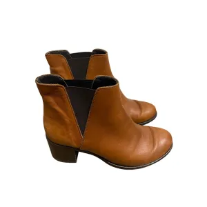 Cordani Brown Leather Booties size 38 (European) 8 (US)