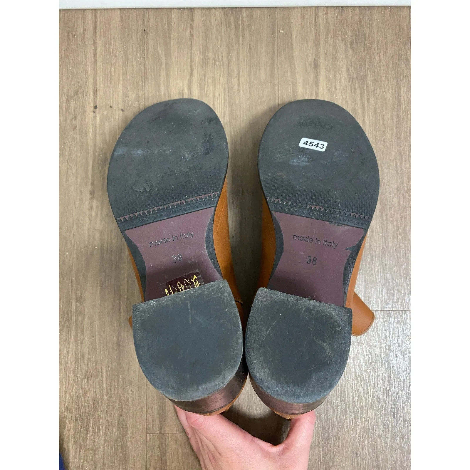 Cordani Brown Leather Booties size 38 (European) 8 (US)