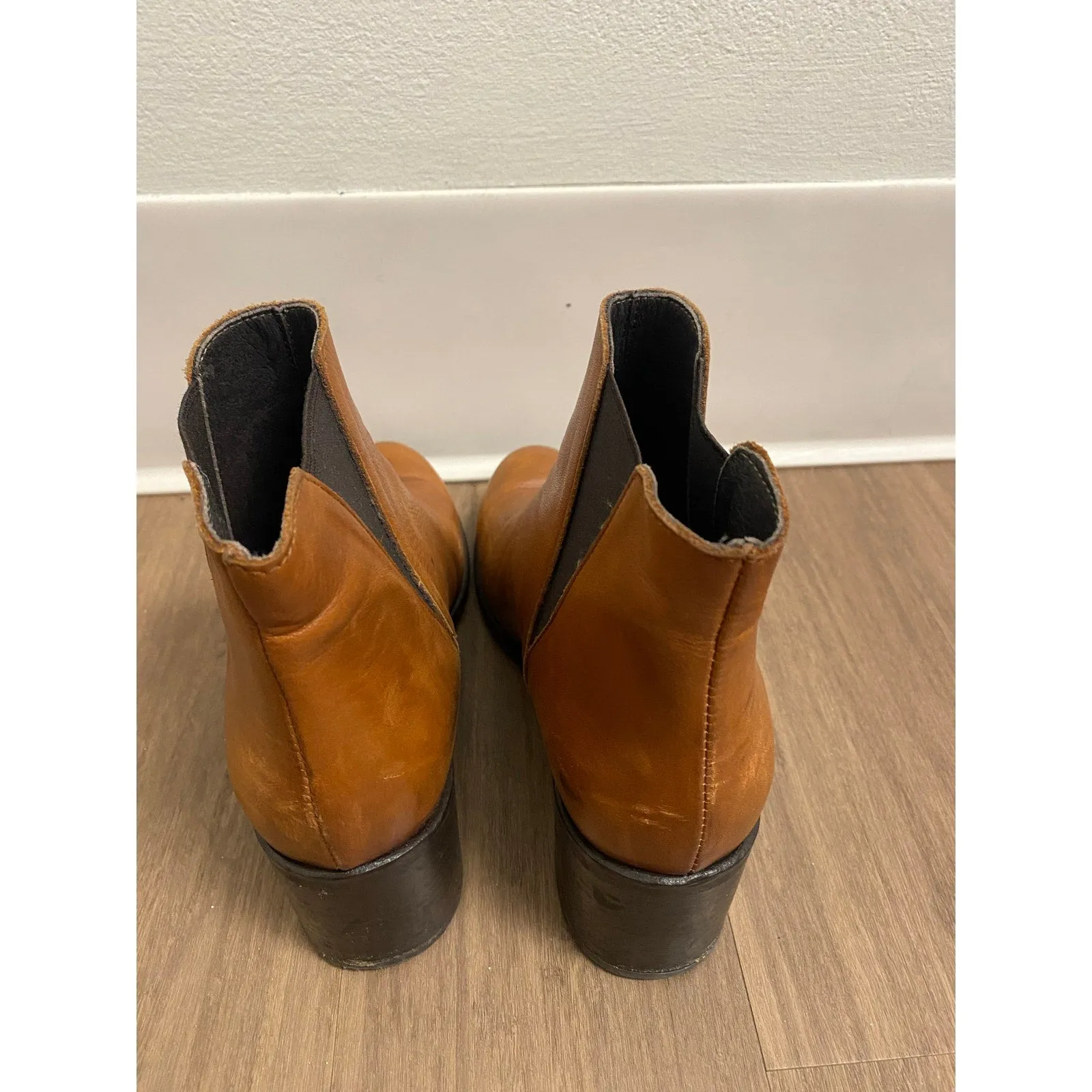 Cordani Brown Leather Booties size 38 (European) 8 (US)