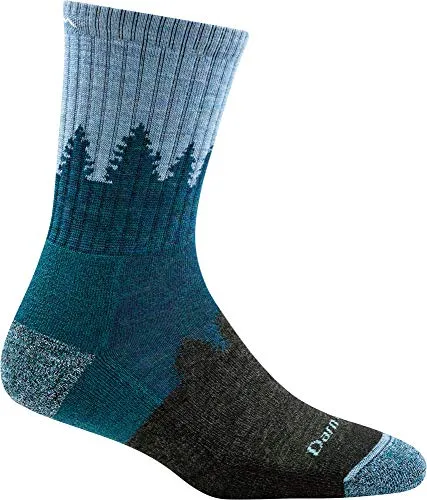 Darn Tough Womens 1971 Treeline Micro Crew Midweight with Cushion Merino Wool Socks