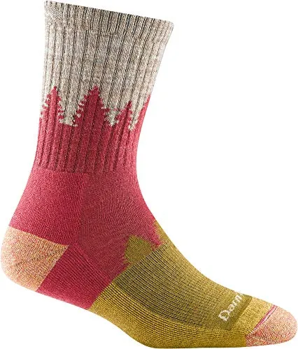 Darn Tough Womens 1971 Treeline Micro Crew Midweight with Cushion Merino Wool Socks