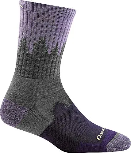 Darn Tough Womens 1971 Treeline Micro Crew Midweight with Cushion Merino Wool Socks