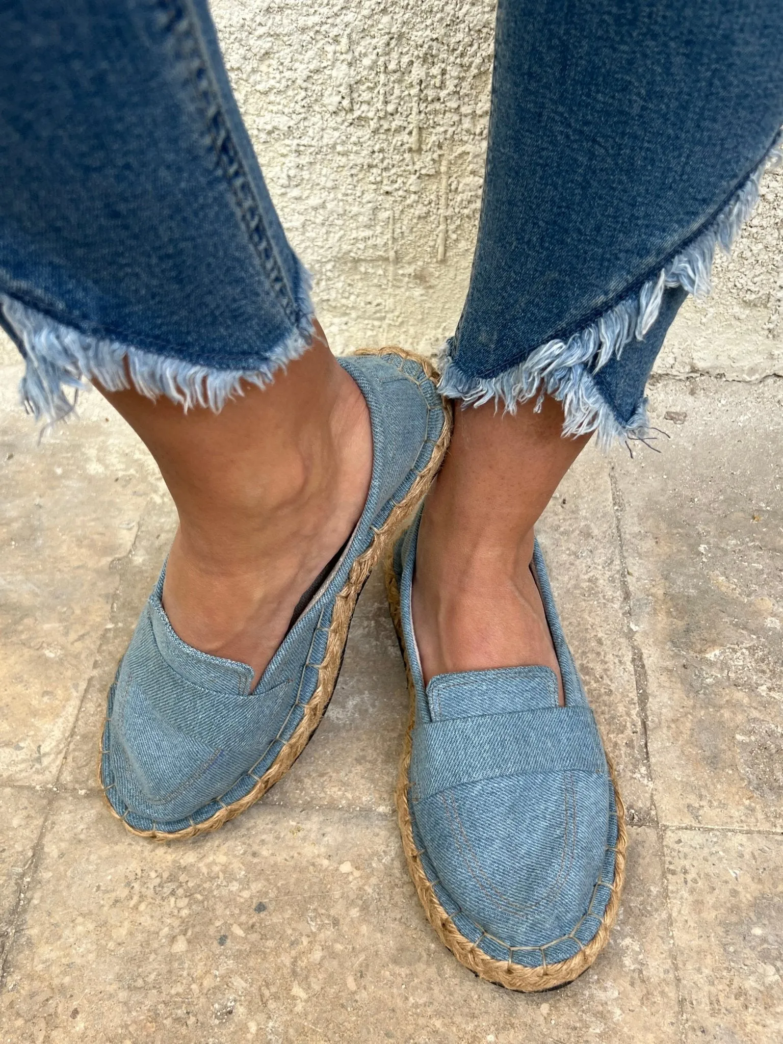 Denim Espadrille
