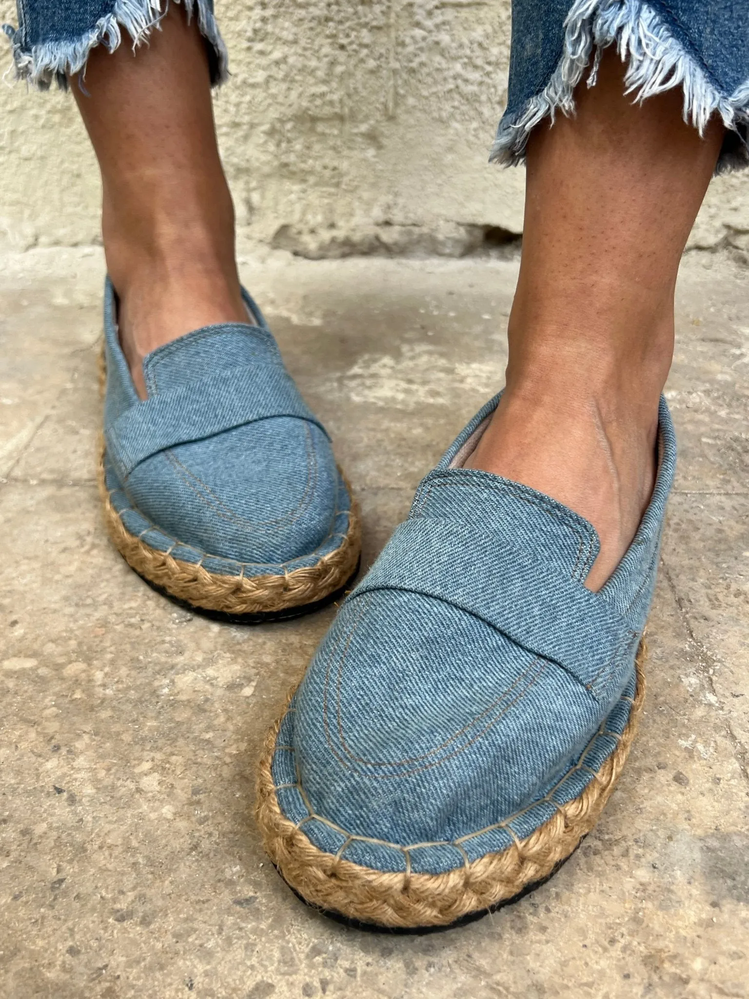 Denim Espadrille