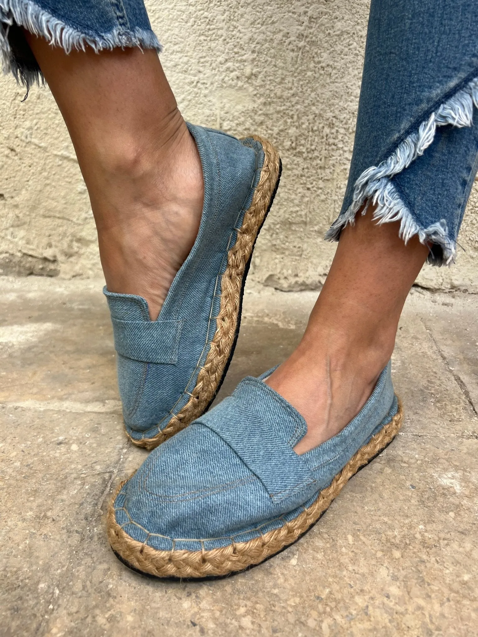 Denim Espadrille
