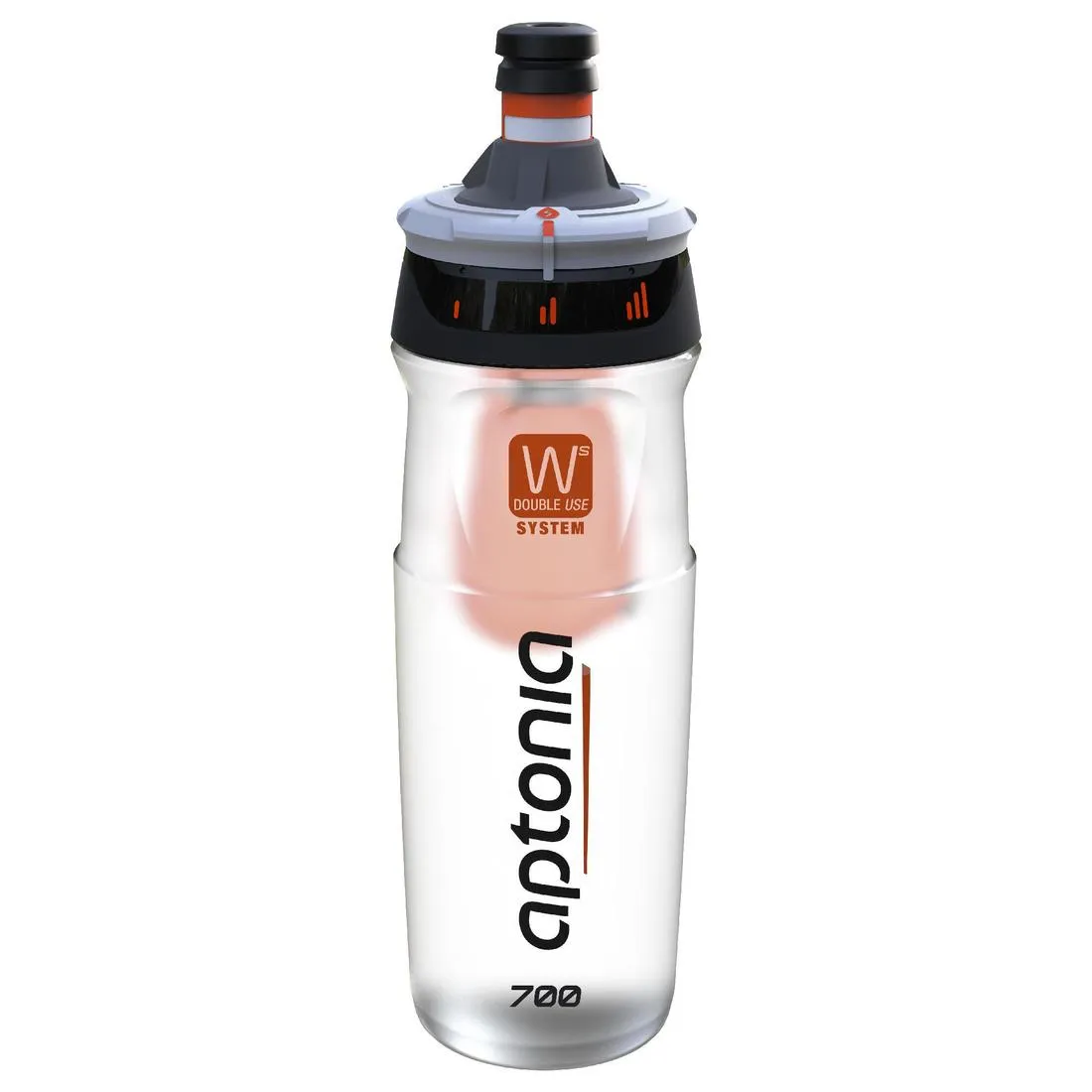 Double Use Bottle 700ml Black