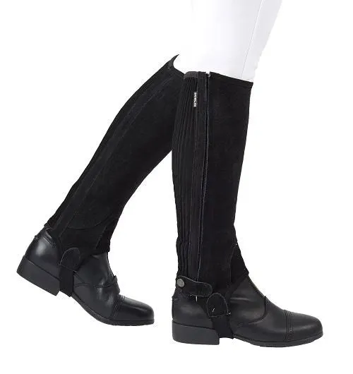 Dublin Childs Suede Half Chaps
