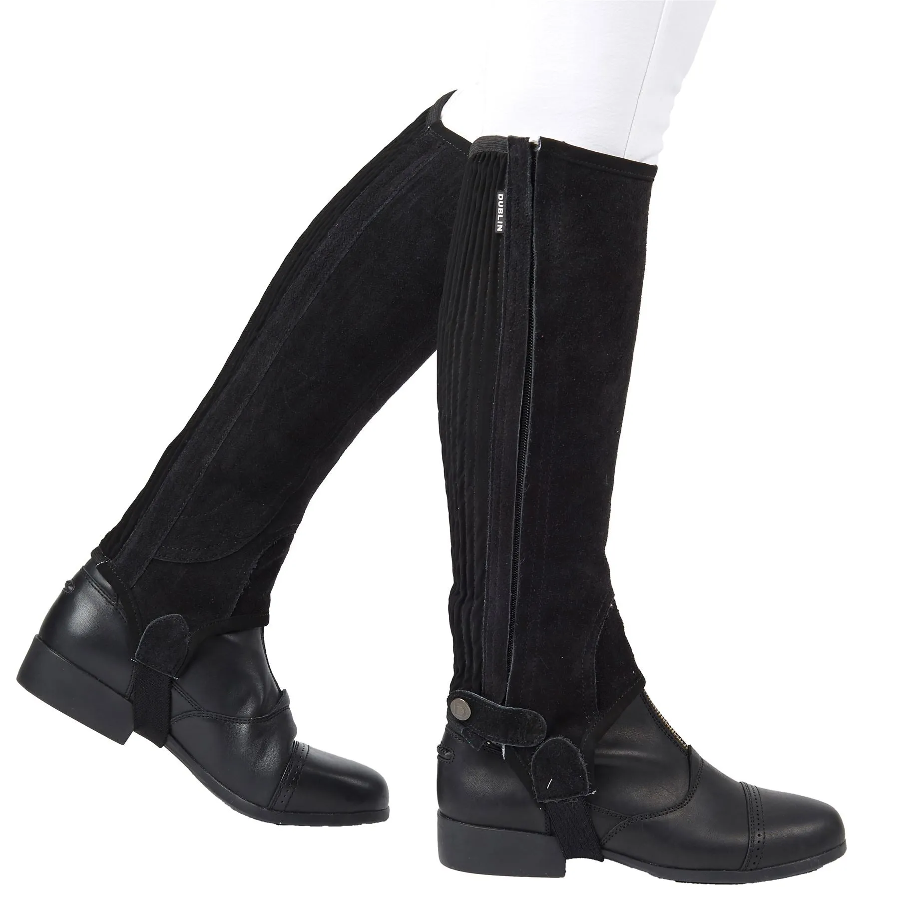 Dublin Childs Suede Half Chaps