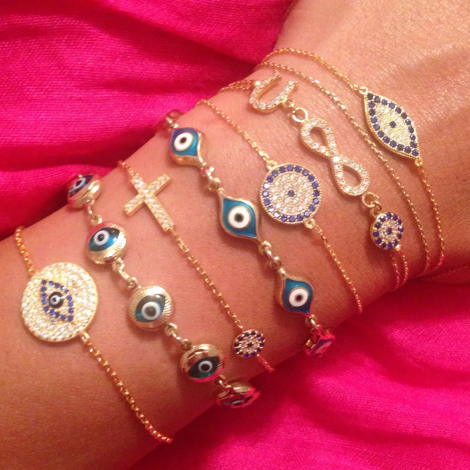 Elegant Evil Eye Bracelet