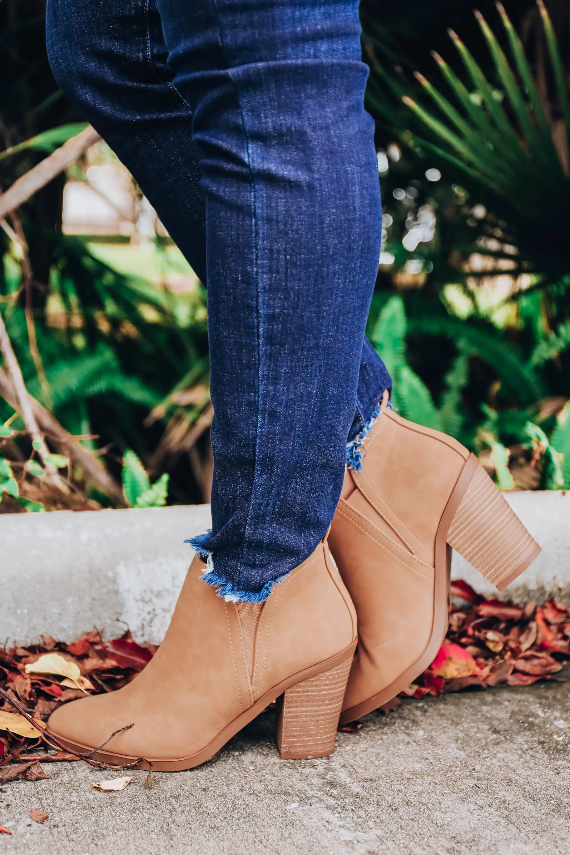 Endless Suede Ankle Bootie - Dk Sand