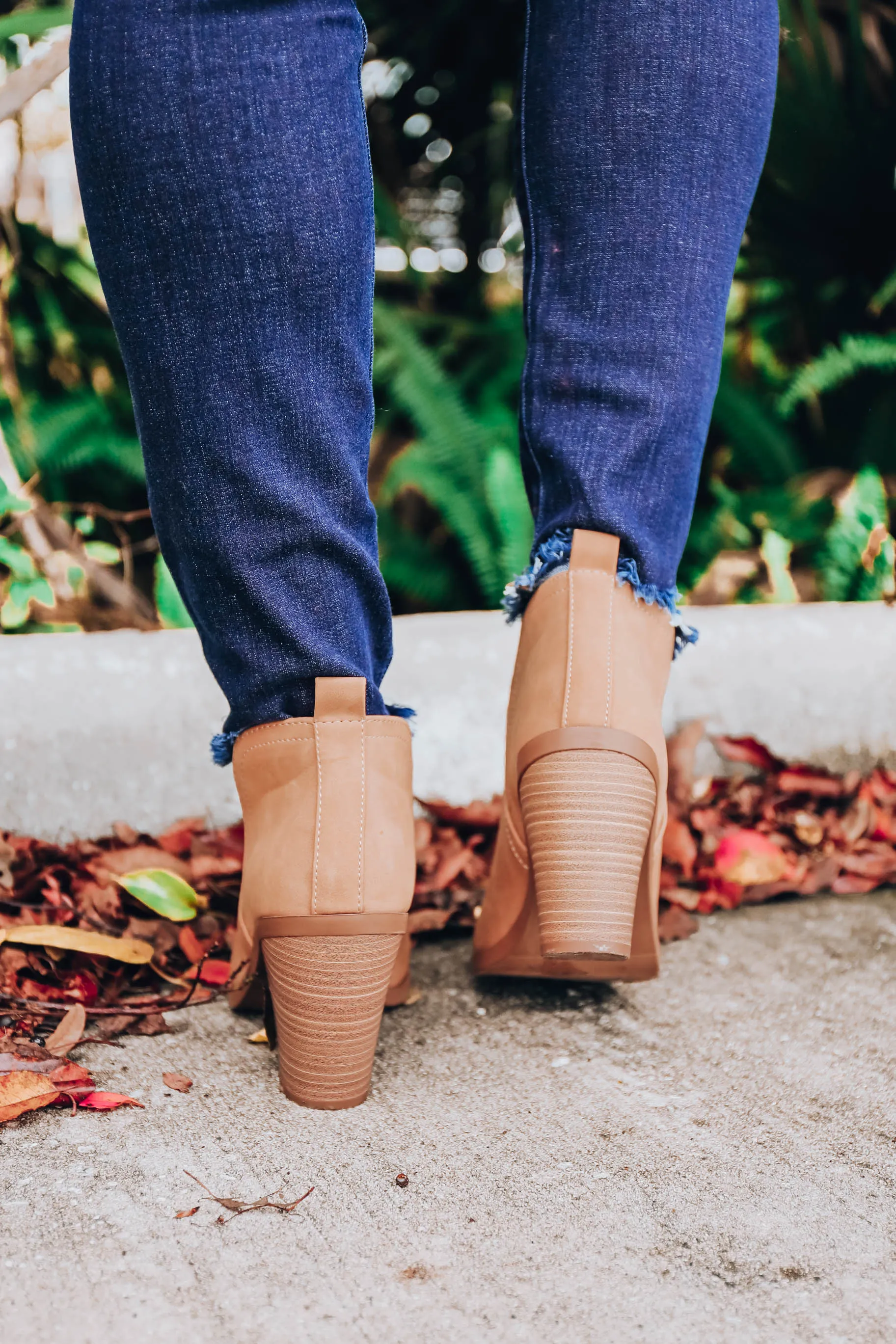 Endless Suede Ankle Bootie - Dk Sand
