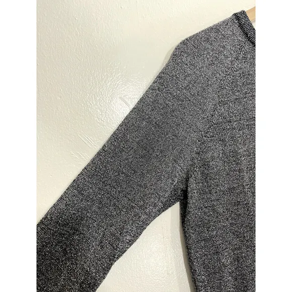 Equipment Femme Womens Metallic Wool Blend Pullover Sweater M Lightweight Office