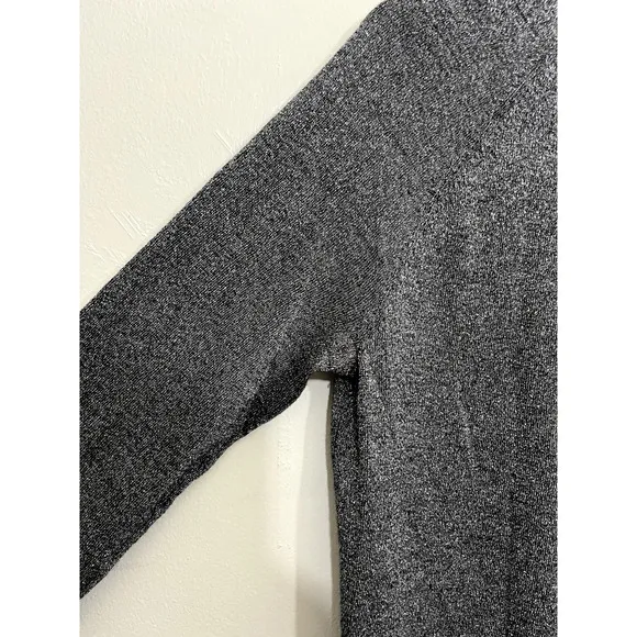 Equipment Femme Womens Metallic Wool Blend Pullover Sweater M Lightweight Office
