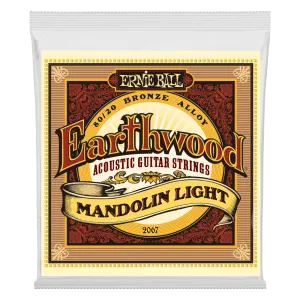 Ernie Ball Earthwood Mandolin Light Loop End 80/20 Bronze Acoustic Guitar String, 9-34 Gauge