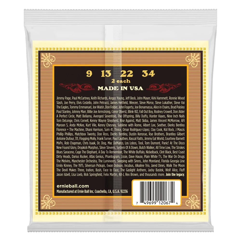 Ernie Ball Earthwood Mandolin Light Loop End 80/20 Bronze Acoustic Guitar String, 9-34 Gauge