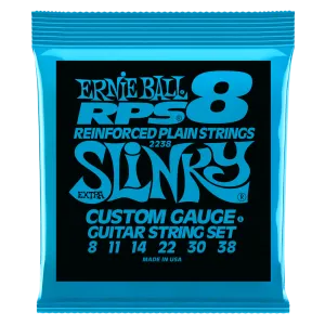 Ernie Ball Extra Slinky RPS Nickel Wound Electric Guitar String, 8-38 Gauge