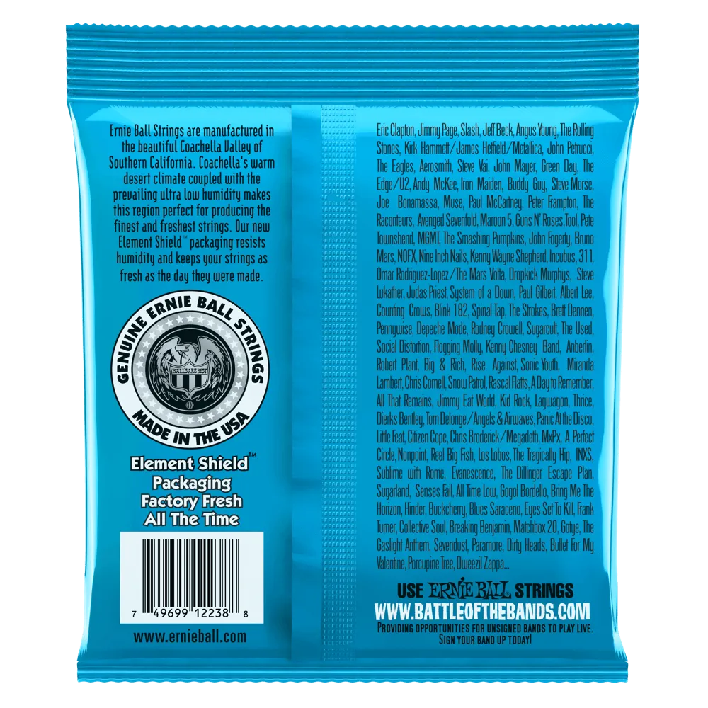 Ernie Ball Extra Slinky RPS Nickel Wound Electric Guitar String, 8-38 Gauge