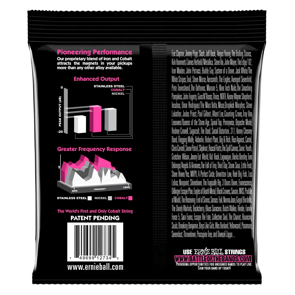 Ernie Ball Super Slinky Cobalt Electric Bass Strings - 45-100 Gauge