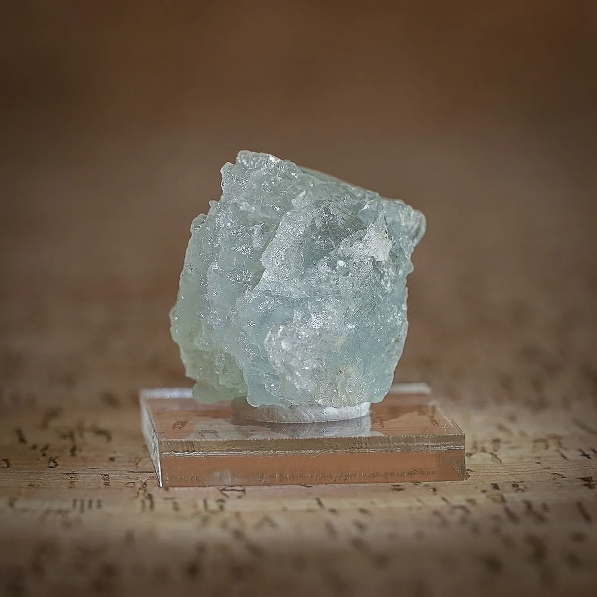 Etched Beryl var. Aquamarine, Minas Gerais, Brazil, 148ct