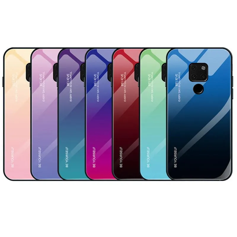 Etui Gradient Glass Case - Huawei P20 Pro - Warm Sunset