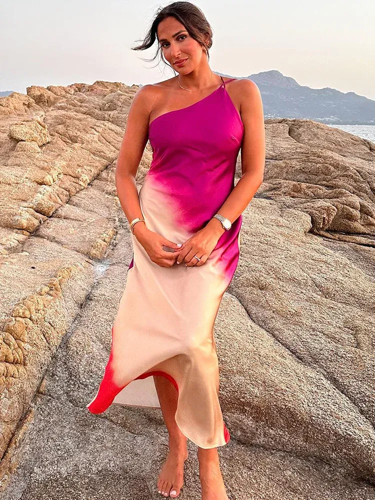 Everly – Asymmetric Long Dress for Women