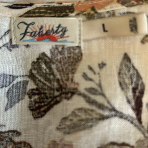 FAHERTY Willow Dress - Taos Floral, Size Large, Taos Floral, NWOT Display dress