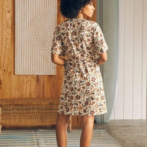 FAHERTY Willow Dress - Taos Floral, Size Large, Taos Floral, NWOT Display dress