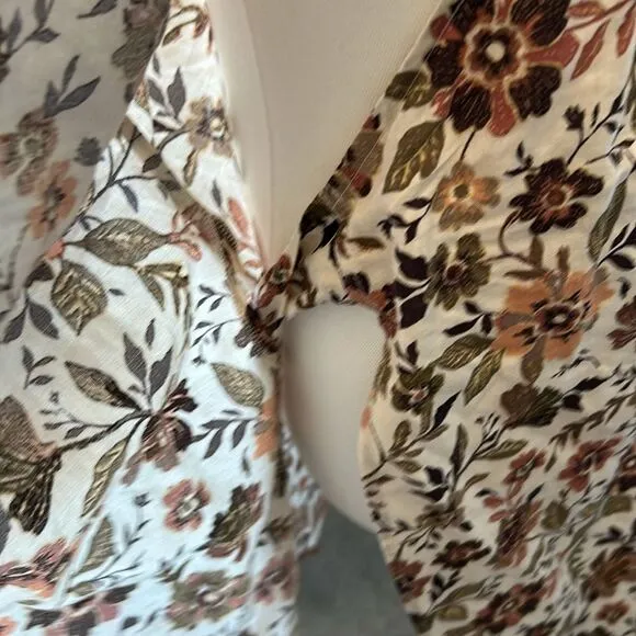 FAHERTY Willow Dress - Taos Floral, Size Large, Taos Floral, NWOT Display dress