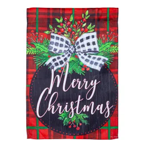 Farmhouse Ornament Suede Garden Flag,14s11079