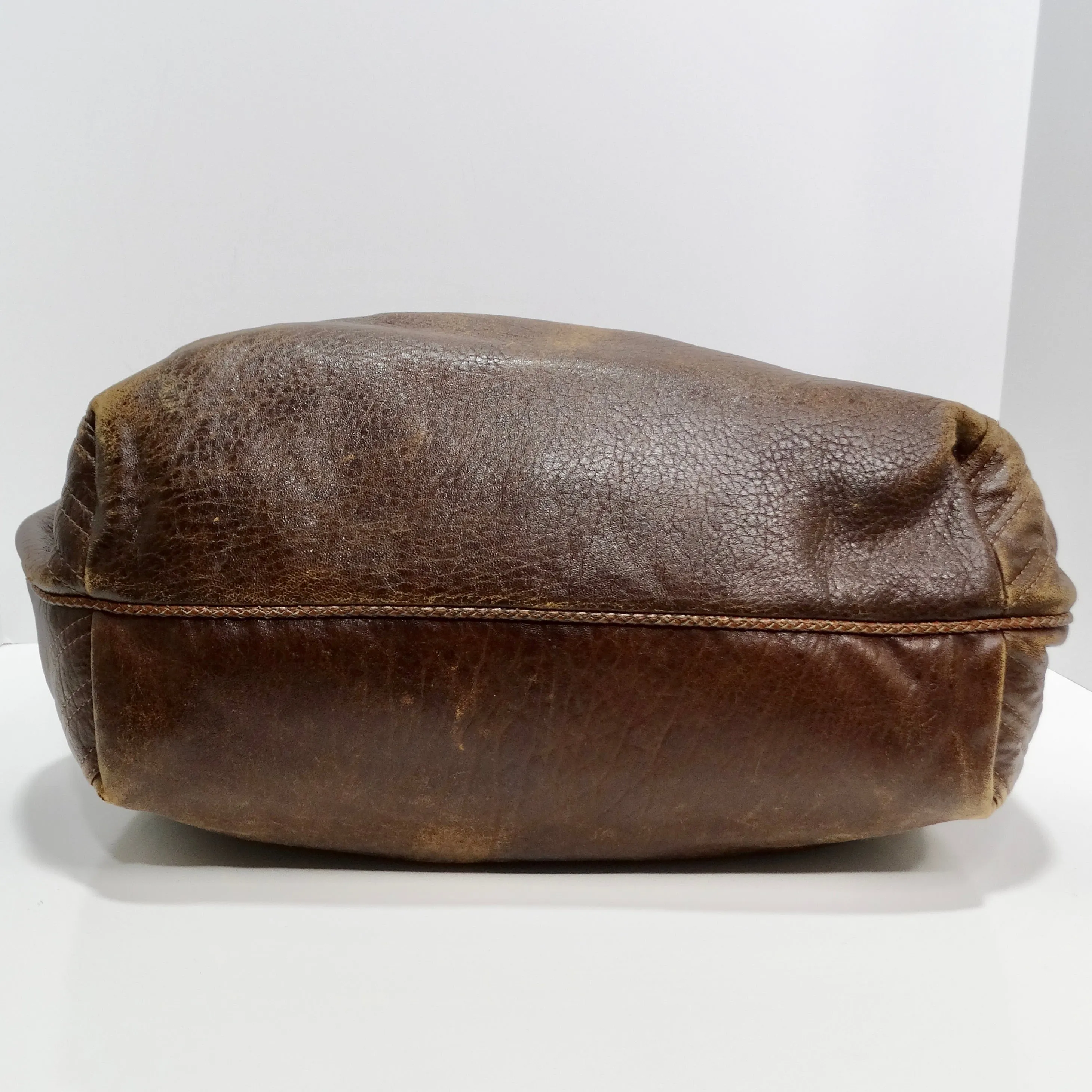 Fendi Brown Leather Spy Shoulder Bag
