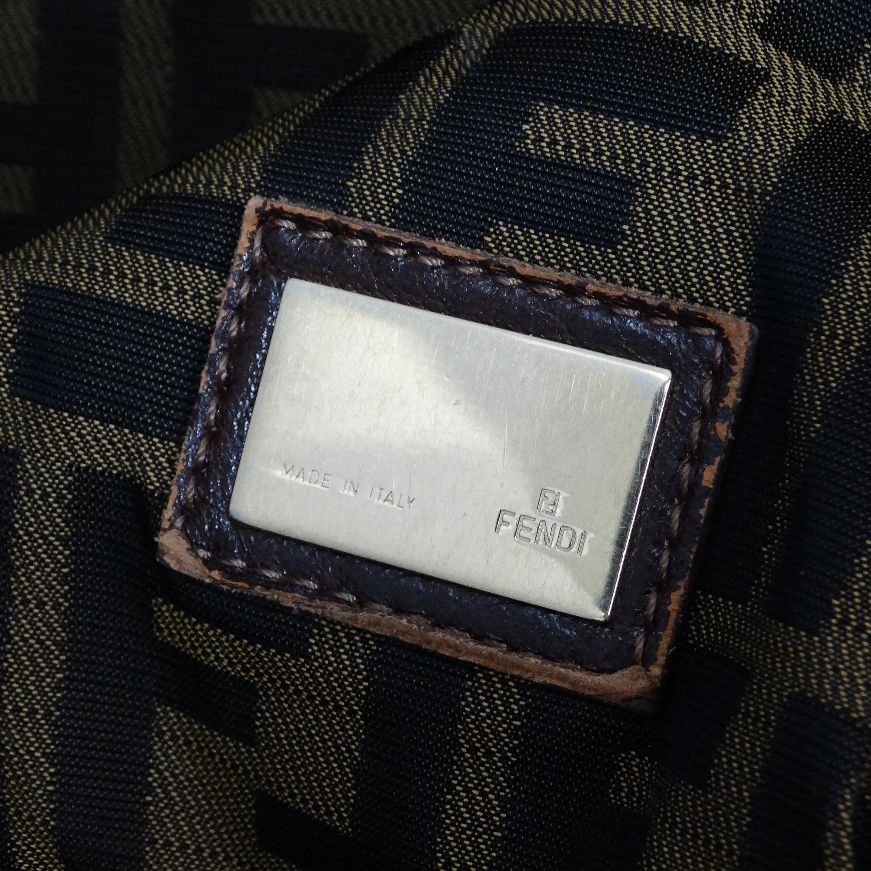 Fendi Brown Leather Spy Shoulder Bag