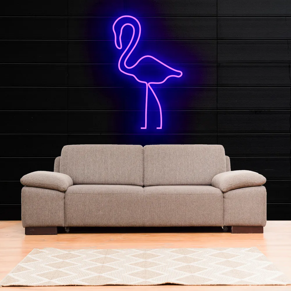 FLAMINGO Neon Sign Light