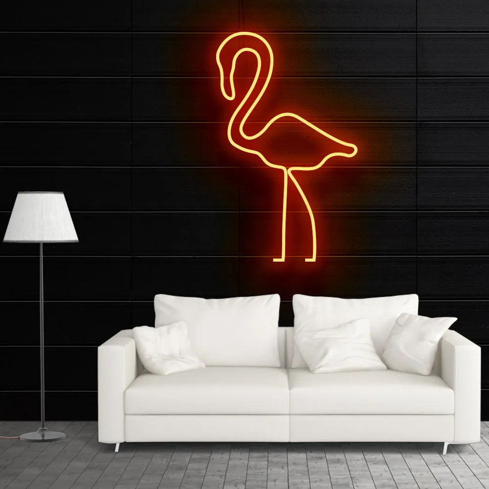 FLAMINGO Neon Sign Light