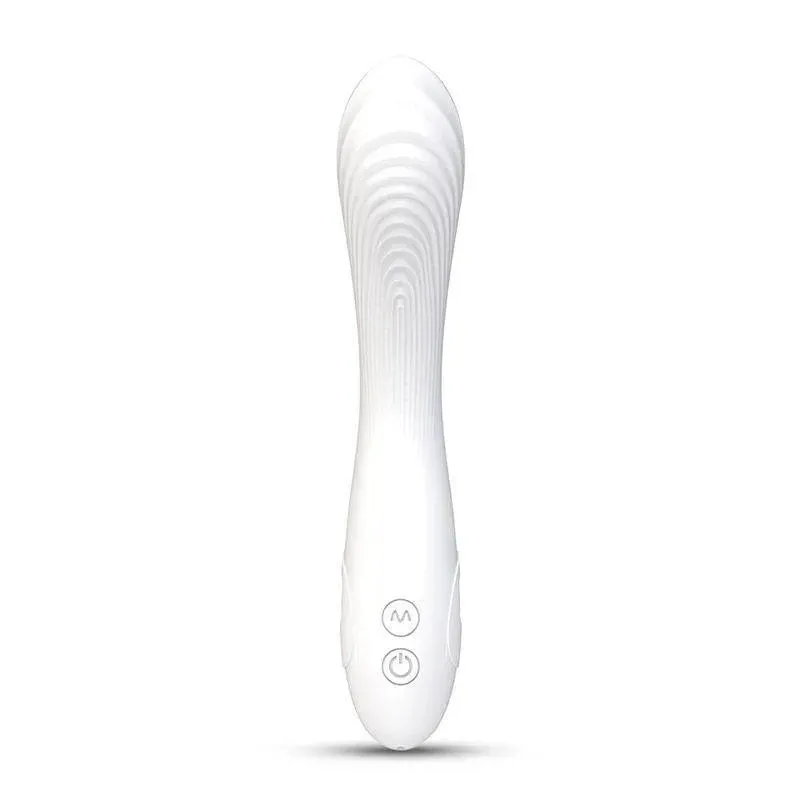 Flexible Bending Silicone Vibrator White