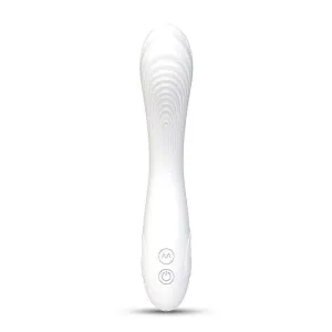 Flexible Bending Silicone Vibrator White