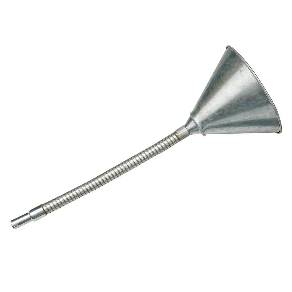Flexible Steel Funnel 150mm Silverline 868860 - Lifetime Warranty
