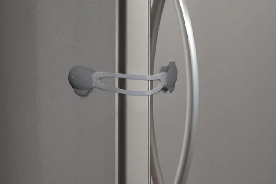 FLEXIBLE STRAP LOCKS (GRAY) - 2/PK