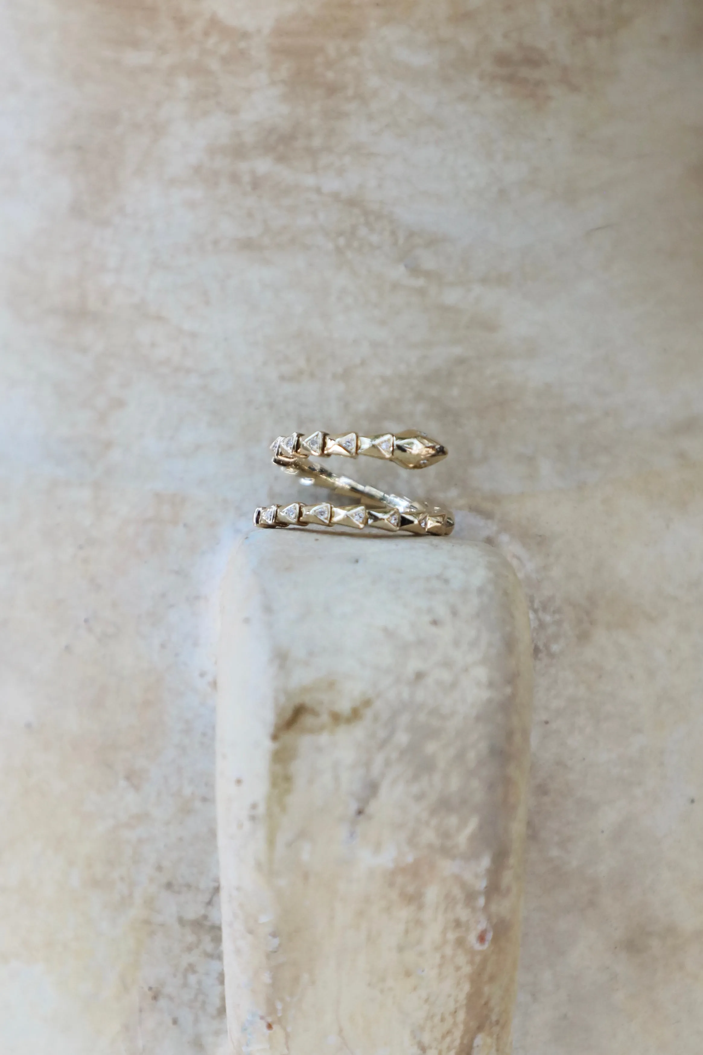 Flexible Wrap Around Snake Ring