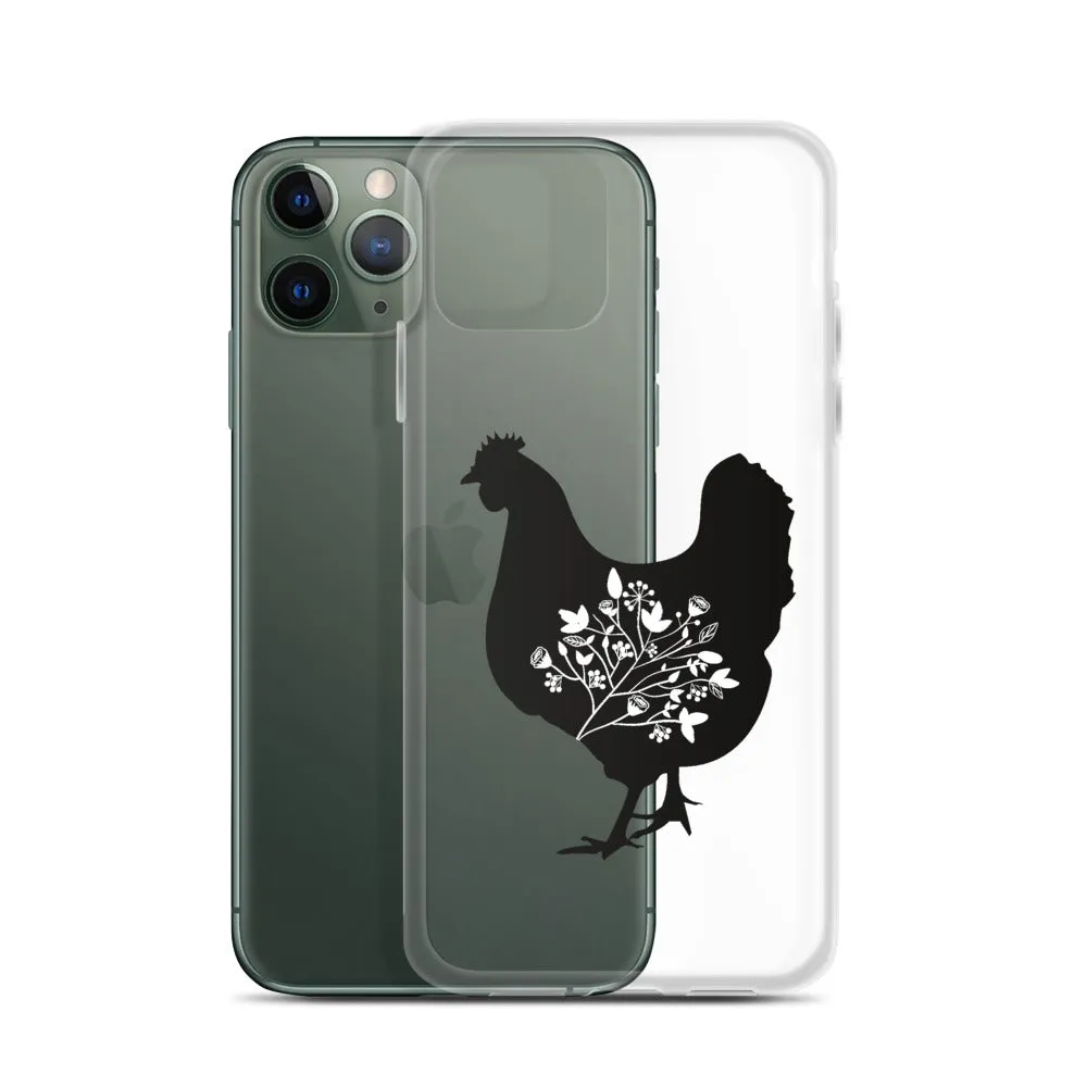 Floral Hen iPhone Case