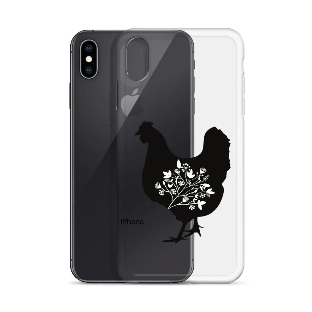 Floral Hen iPhone Case