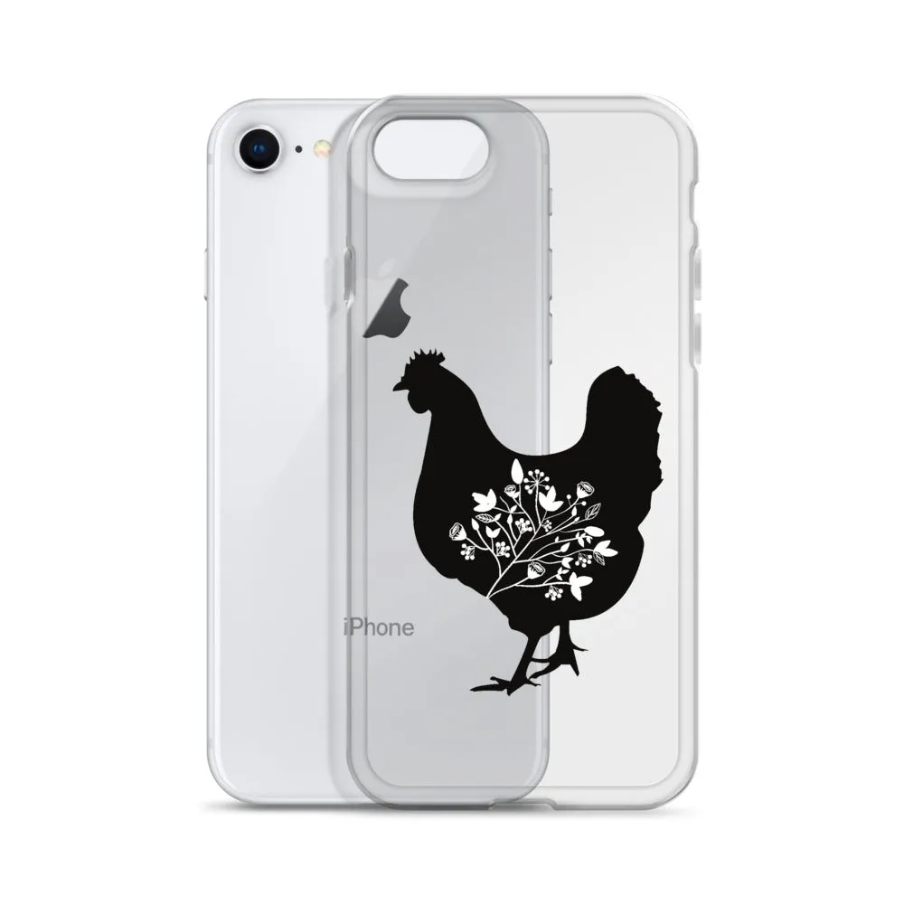 Floral Hen iPhone Case