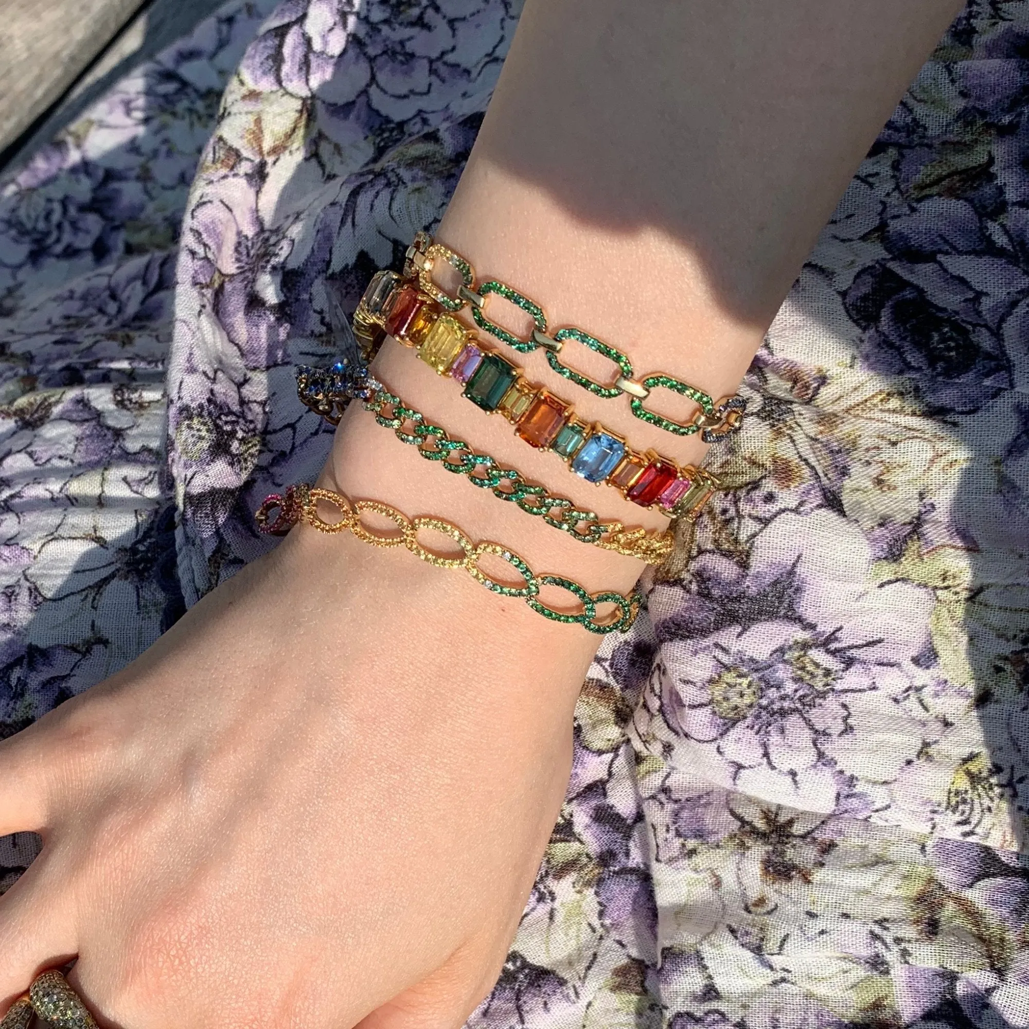 Floridita Multi-Colored Sapphire Bracelet