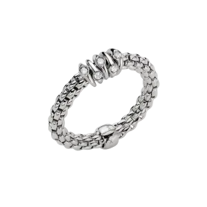 Fope Prima Flex'it ring with diamonds