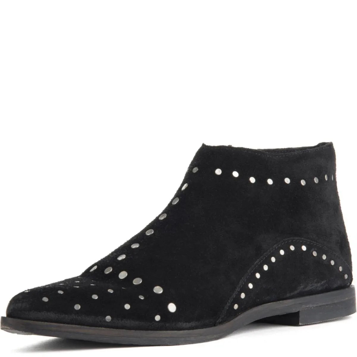 Free People Aquarian Black Ankle Boots Black