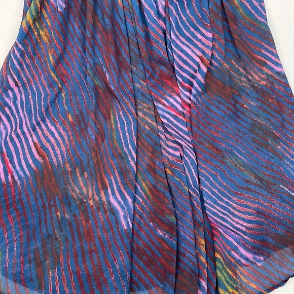 Free People True To You Maxi Skirt Navy Print Size XS