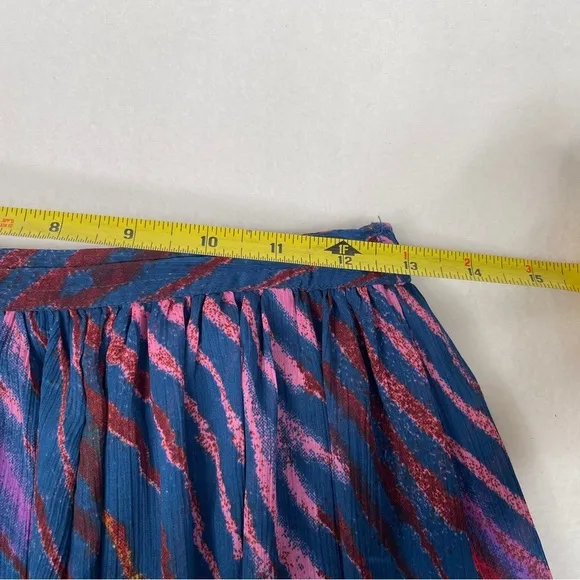 Free People True To You Maxi Skirt Navy Print Size XS