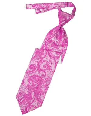Fuchsia Tapestry Kids Necktie
