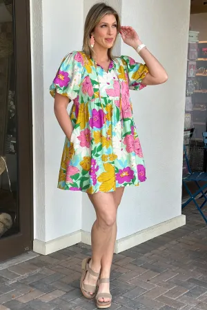 Garden Bliss Babydoll Dress